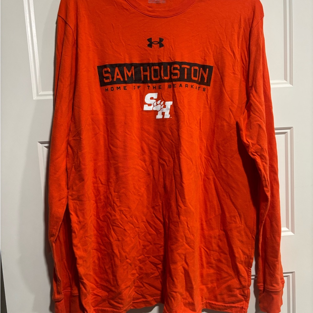 Men’s Sam Houston Under Armour Sam Houston Orange Long Sleeve Tee